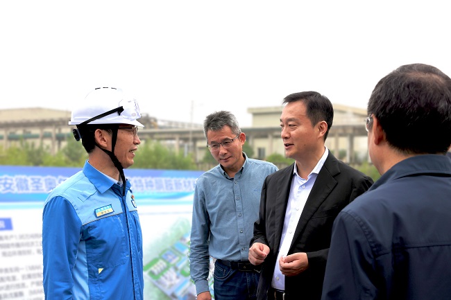 铜陵市委副书记、市长孔涛调研安徽圣奥